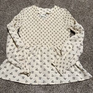 Floral Cream Women’s Top